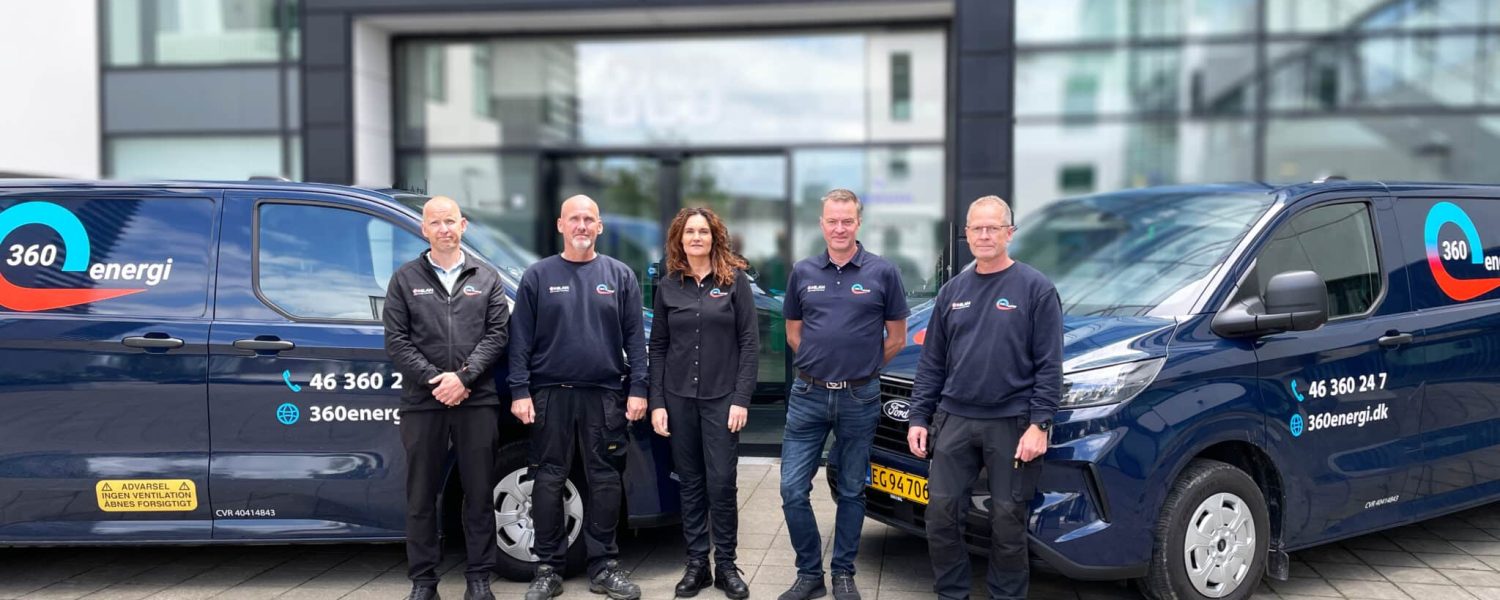 Gruppefoto med 360 energi